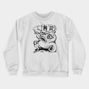 Sushi monster! Crewneck Sweatshirt